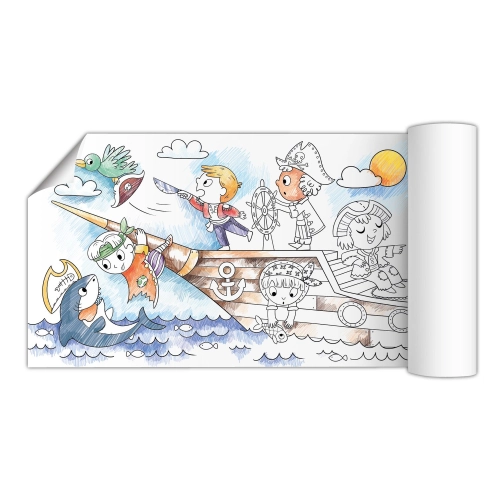 Kolorowanka w rolce Piraci 300329